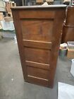 Antique Oak Wood Refrigerator Ice Box Chest Cabinet Vintage