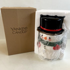 Yankee Candle 1657026 Snowman Large Jar Candle Holder Winter Christmas Cookie Ja