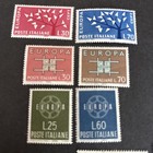 Italy Europa Stamps 12 Different 6 Are Mnh 6 Are Used 