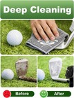 2 Pack Golf Club Brush Cleaner W  Water Bottle   Towel Golf Ball Cleaning Tool