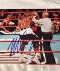 Mike Tyson Signed 8x10 Photo Biting Holyfield Ear      Psa Autograph Witness Auto