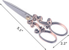 European Vintage Stainless Steel Sewing Scissors Diy Tools Cloud Pattern Dressma