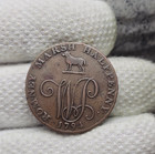1794 Half Penny Conder Token Britannia Sword   Scales      Sheep     Colonial Coin