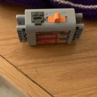 Lego Technic Power Functions Battery Box Gray orange Switch Holder 3 Aa