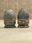 Two Dug Civil War Williams Type Three Cleaner Bullets Complete With Zinc Washers