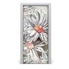 3d Home Art Door Wall Self Adhesive Removable Sticker Flowers Plants Daisies