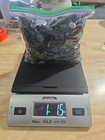 1lb Vintage To Modern Black gray Button Mix Of Materials And Sizes - Lot 2