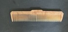  2129   vintage Art Deco Vanity Hair Comb Bakelite Celluloid Rose Pink 7     L 