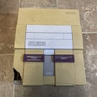 Super Nintendo Snes Console Bundle -4 Games- 2 Controllers -cracked Frame -works