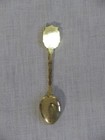 Vtg Gold Tone Venezuela Souvenir Spoon  Unmarked R