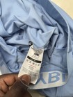 Aybl Women   s Blue Athletic Shorts Logo Waistband Gym Training Pull On Xl