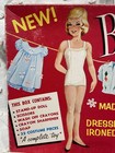 Vintage 1950   s Becky Dejournette Paper Doll Blonde With Washable Clothes Toy Kit