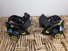 Razor Jetts Heel Wheels Clip-on Heel Skates     Black green blue