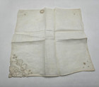 Vintage Product Of York Street All Linen Hand Made Handkerchief White Lot 4