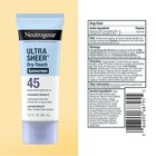 Neutrogena Ultra Sheer Dry Touch Sunscreen Lotion Spf 45 Broad Spectrum Uva Uvb 
