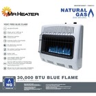 30k Btu Vent-free Blue Flame Natural Gas Heater For Home Heating