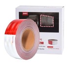 Dot-c2 Reflective Tape 2 x30  Red White Waterproof Safety Warning For Vehicles