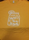 Raised On Sweet Tea   Jesus- Iron On Transfer For T-shirt   Other Fabrics