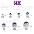 Nylon Insert Hex Lock Nut  Din 985 A2 Stainless Steel M3 M4 M5 M6 M8 M10 M12 Usa