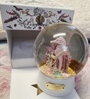 Rare Christian Dior Lighted Seahorse Glitter   Snow Globe With Original Box