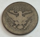 1905-s Barber Quarter Silver 25c G Obv  Ag Rev San Francisco Low Mintage