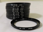 11 Pcs Camera Lens Filter Step Up Down Ring Adapter Set 49- 58mm