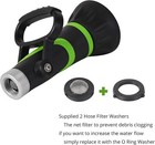 Garden Hose Nozzle Heavy Duty Premium Constructed Sprayer With Ergonomic Handle