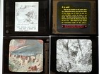 Magic Lantern Glass Slide Lot Antique Photos Historical Political Ads Religious