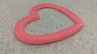 10 Swimwear Resin O-ring - Large Pink Heart - Chlorine   Salt Water Safe