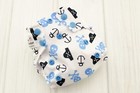 Newborn Cloth Diaper Cover  Blue Pirate  Waterproof Baby Diaper Ai2