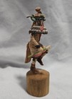 Hopi Kachina By Kevin Sekakuku  sun  4 1 4  Tall Signed