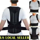 Heavy Duty Lift Lumbar Lower Back Waist Support Belt Brace Suspenders For Work