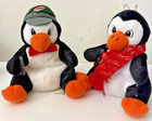 Coca Cola Penguin Plush Lot Of 2 Vintage 1997 1998 Coke Stuffed Plush Beanie 6   