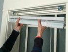 Cordless 1  Mini Blind Light Filtering 23 w X 64 l White Vinyl Home Window Shade
