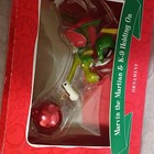  Looney Tunes Marvin The Martian K-9 Holding On Christmas Ornaments 4 Different