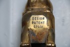 Mack Bulldog Vintage Truck Hood Ornament Emblem Gold Tone Metal Patent 87931