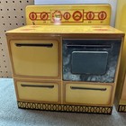 Vintage Wolverine Sunny Suzy Metal Tin Kitchen Toy Set  Stove Refrigerator Sink 