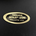 Vintage Incolay Handcraft Genuine Blue Stone Trinket Jewelry Box  Rose   Bows