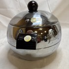 Penguin West Bend Ice Bucket Hot Cold Server With Bakelite Handles Rare Vintage