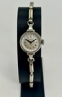 Vintage 1955 Hamilton Jenny-b 22j Ladies Watch 10k White Gold Filled Running Usa