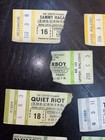 Concert Ticket Stubs Lot