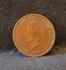 1945 British Honduras  belize  Cent  George Vi  Scarce  Km-21  bh17 