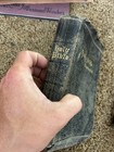 Antique Early 1900s Leather Bound Self Pronouncing Holy Bible Red Letter Edition