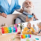 Daviky Monthly Pill Box Organizer 2 Times A Day - 30 Day Pill Box Am Pm bpa Free