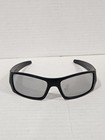 New Oakley Gascan Sunglasses  matte Black  Silver Polarized Lens   009014-58 Gla
