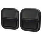 2 Pack Black Rv Replacement Windows 14  W X 16  H  teardrop Style Vertical Slide