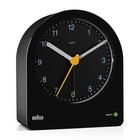 Braun Classic Analog Alarm Clock  Quiet Luminous Hands For Bedroom   Travel