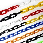 6 8mm 1-25m Plastic Chain Plastic Barrier Chain Safety Chainsaw Sharpening