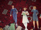 Wonderful  girls At War  Reversable Lowe Paper Dolls  1943