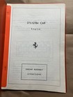 Ferrari 275 gtb4 1966-1967 Car Engine Assembly Instructions Manual Orriginal